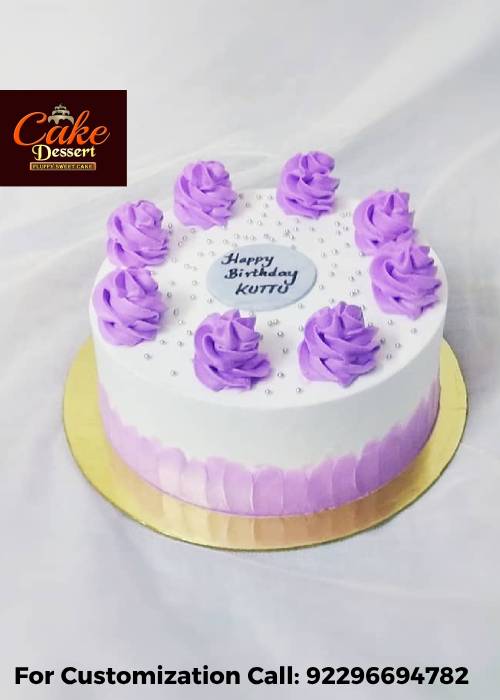 Simple purple birthday cake! - Lucy's Great Cakes | Facebook